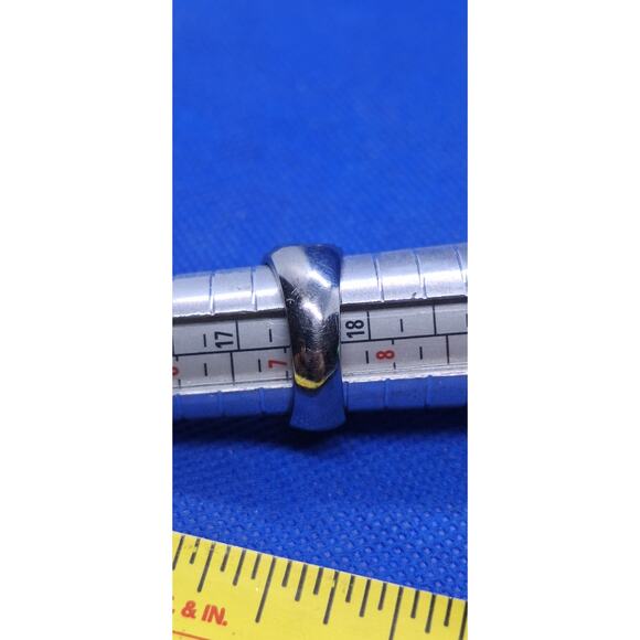 Square signet turquoise & sterling silver ring- Size 7.25- Estate find! - Picture 6 of 6